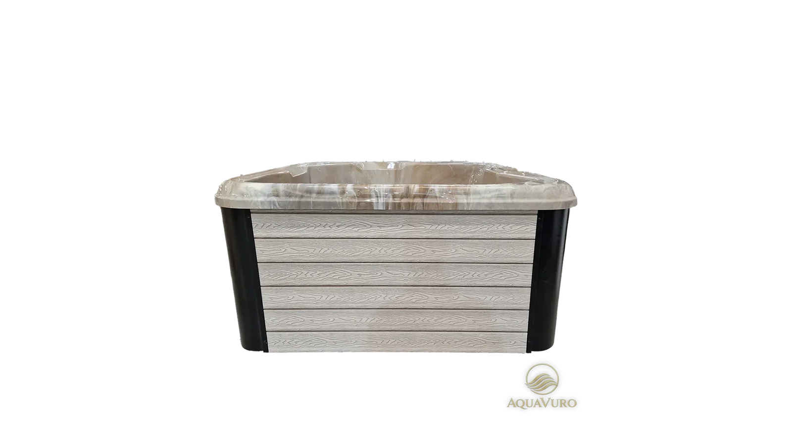 Mojodas Cuba hottub, compact vierkant model voor 4 personen