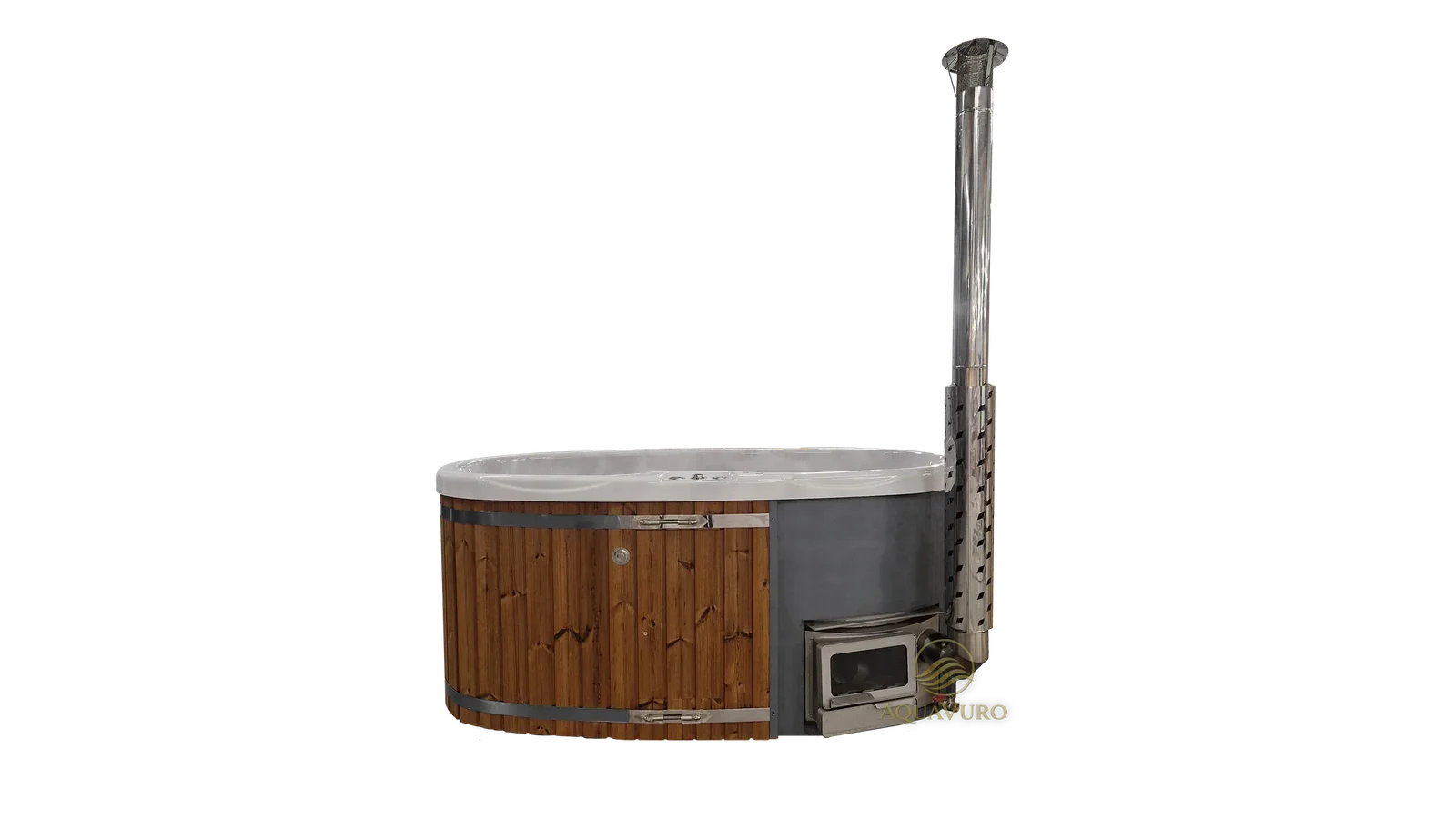 Mojodas Ofuro hottub, compact ovaal model voor 2 personen